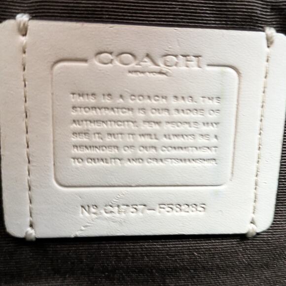 Pre-owned COACH Signature Jacquard Crossbody Bag - Picture 6 of 10